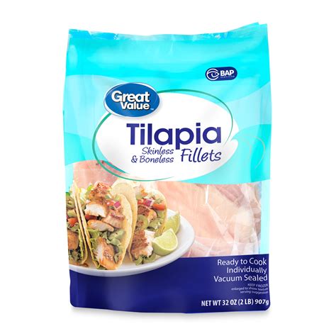 great  frozen tilapia skinless boneless fillets  lb walmartcom
