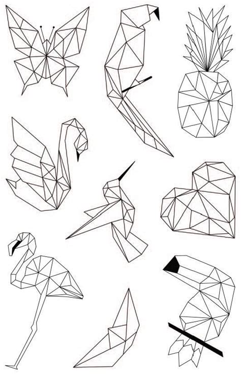 images  easy geometric drawings