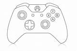 Xbox Controller Template Playstation Vector Coloring Game Printable Sketch Cake Outline Pages Gaming Drawing Buttons Drawings Works So  Custom sketch template