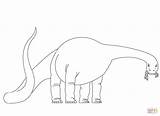 Diplodocus Coloring Pages Drawing Kids Dinosaurs Dinosaur Sauropod Printable Comments Categories Coloringhome sketch template