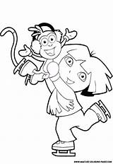 Coloring Pages Dora Explorer Book Activity Party sketch template