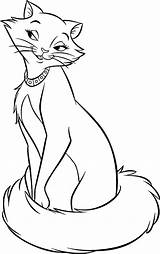 Coloring Pages Aristocats Duchess Color Print Getcolorings sketch template