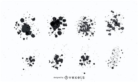 grunge paint splatter vectors vector