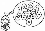 Numeros Zahlen Matematicas Matematica Ausmalen Imagui Malvorlage Ausmalbild Números Vorlagen Malen sketch template