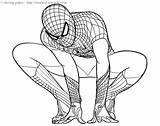 Coloring Homecoming Pages Spiderman Spider Man 2099 Getdrawings sketch template
