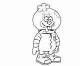 Sandy Coloring Cheeks Pages Character Spongebob Cartoon Printable Print Getcolorings Coloringhome Getdrawings sketch template