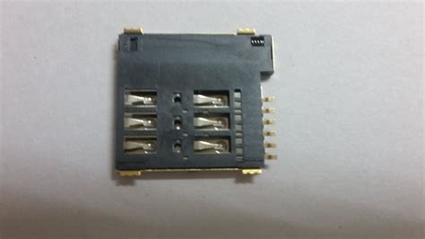 Stainless Steel Mup 6 Pin Micro Push Sim Card Connector 0 5 Ma At Rs