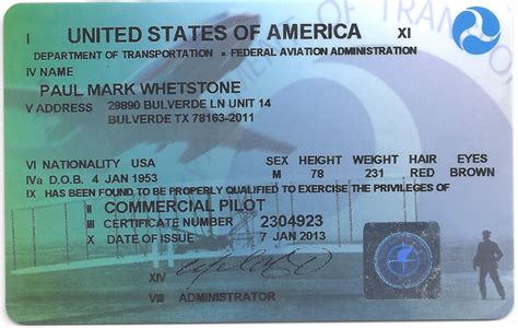 commercial pilot license
