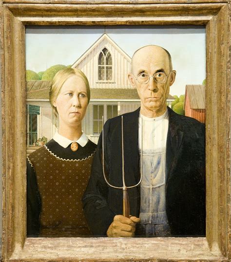 fascinating  fun facts   american gothic painting tons  facts