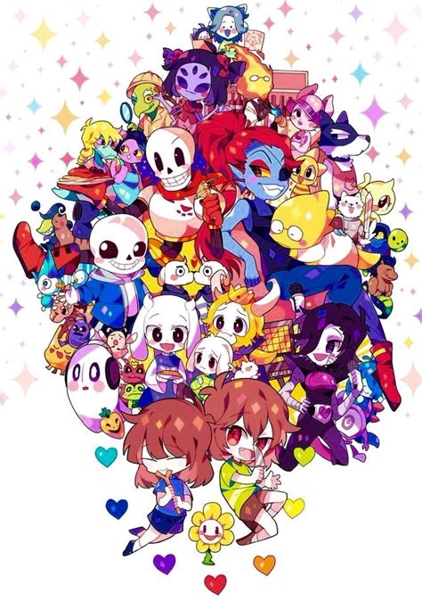 All Undertale Chibi Characters Undertale Cute Anime