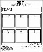 image result  blank volleyball lineup sheets printable