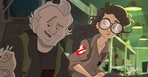 ghostbusters afterlife fan art recreates films touching finale