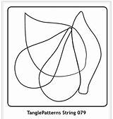 Zentangle Strings String Doodle Pattern Tanglepatterns Starts Where Doodles Visit sketch template