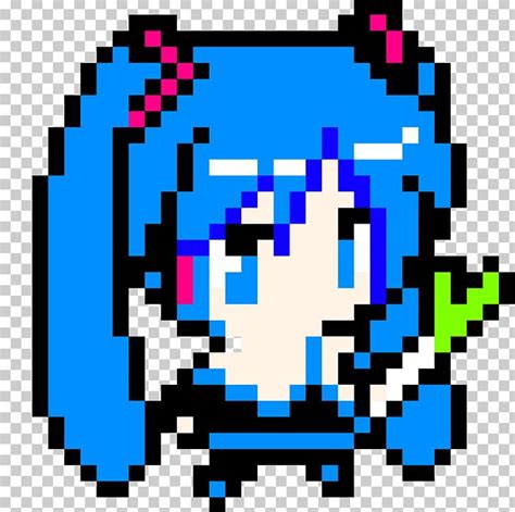Pixel Art Anime Miku
