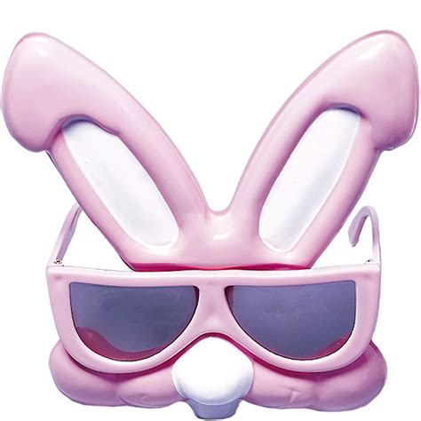 child pink easter bunny sunglasses    party city