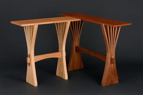 abanico hall table custom hardwood console table seth