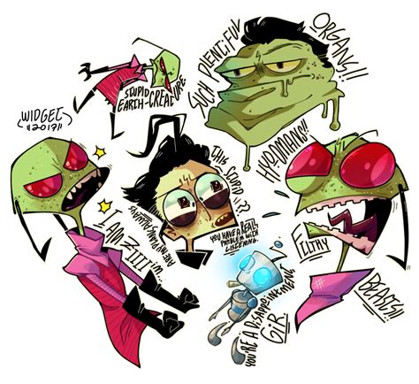 Lettuce On Trial “im In Love ” Invader Zim Invader Zim Characters