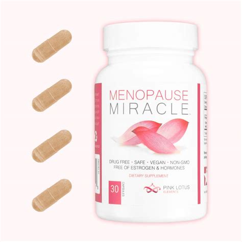 Menopause Miracle Fast Natural And Clinically Proven Relief ~ Pink