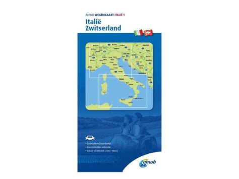 anwb italiezwitserland  wegenkaart