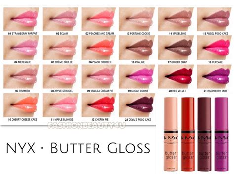 nyx butter gloss lip gloss full size shades authentic sealed