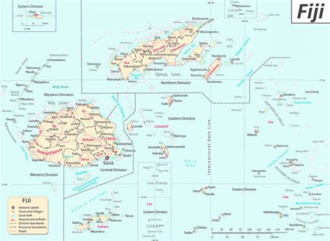 fiji area map