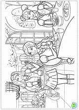School Coloring Barbie Princess Charm Print Dinokids Close sketch template