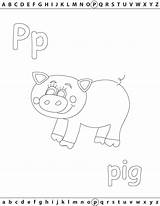 Coloring Pages Pig Abc Letter Fun Worksheets Educationalcoloringpages sketch template