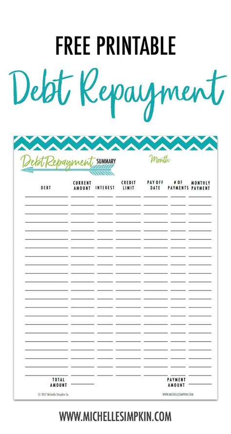 printable debt payoff planner printable word searches