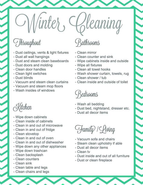 cleaning printables busy moms helper winter cleaning