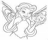 Coloring Pages Fairy Halloween Printable sketch template