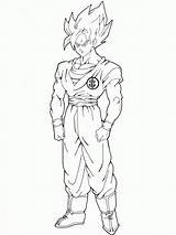 Saiyan Super Goku Coloring Body Pages Drawings Drawing Sketch Ssj Ii Color Deviantart Popular Getcolorings Getdrawings Printable Coloringhome sketch template