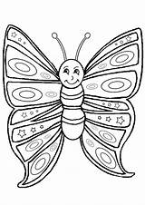 Colouring Pages Coloring Kids Childrens Printable Butterfly Animal Sheets Color Colour Print Butterflies Things Insect Getcolorings Smiling Bug Filminspector Choose sketch template