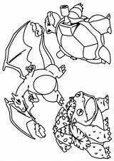 Venusaur Charizard Blastoise Dibujosonline Categorias sketch template