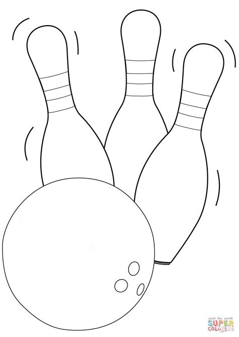 bowling pin coloring page  printable coloring pages bowling images