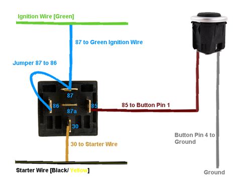 diagram basic wiring diagram push button circuit mydiagramonline