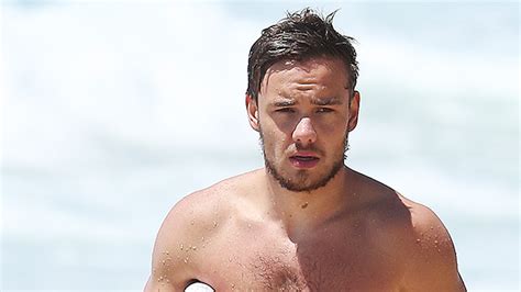 liam payne poses shirtless in chair in new photoshoot pic hollywood life