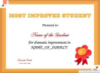 improved student template   customize  print