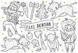 Ox Bunyan Thesprucecrafts sketch template