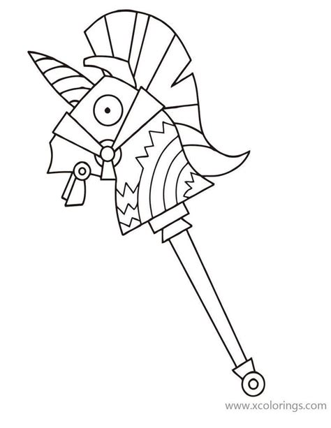 fortnite coloring pages rainbow smash pickaxe coloring pages