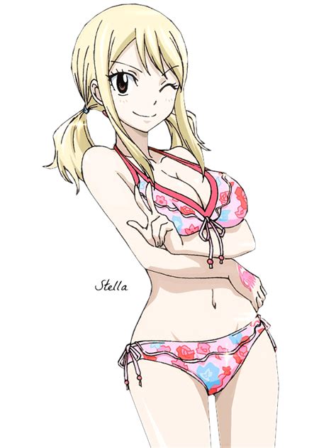 Lucy Heartfilia Sexy Bikini Sexy Hot Anime And Characters Fan Art