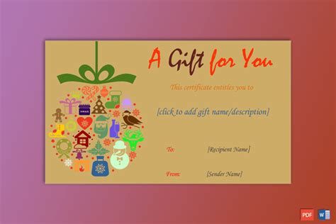 auto draft christmas gift certificate template christmas gift