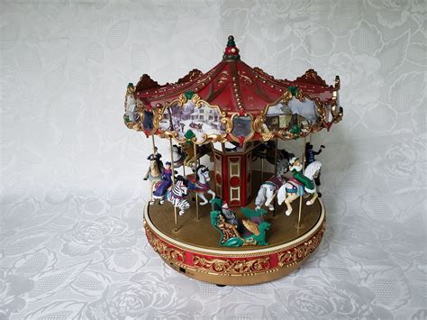 christmas  carousel millennium edition  box sold aunt gladys attic