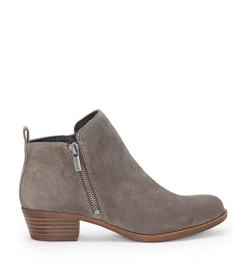 Lucky Brand Lucky Brand Basel Boot Periscope Grey Suede Low Cut Ankle