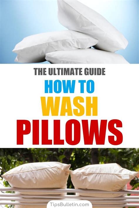 wash pillows including tips  washing  hand
