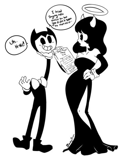 Bendy X Alice Tumblr Bendy And The Ink Machine Just Ink Ink