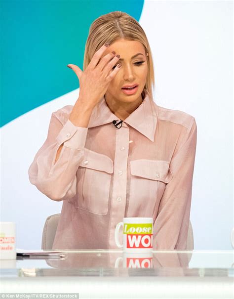 olivia attwood gets teary eyed as she talks chris hughes daily mail
