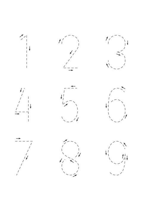 trace  numbers worksheets numbers preschool preschool worksheets