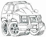 Coloring Pages Truck Chevy Cars Buggy Lifted Dune Car Mud Chevrolet Silverado Pickup Sketch Drawing Color Trucks Printable Drift Classic sketch template
