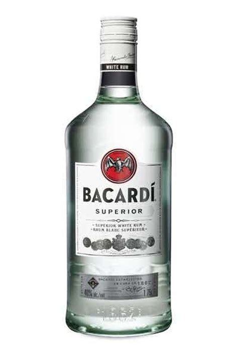 bacardi superior rum  liter  town tequila