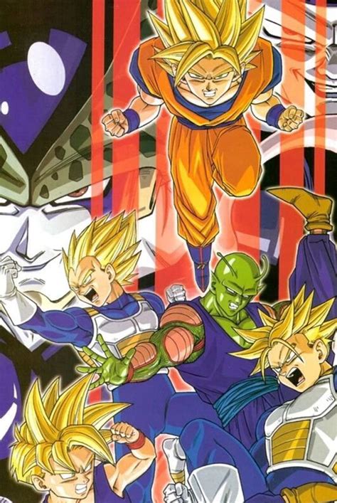 Piccolo Goku Vegeta Gohan Frieza Trunks And Perfect